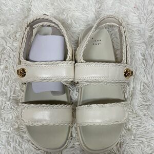 A New Day Cream Braided Sandals